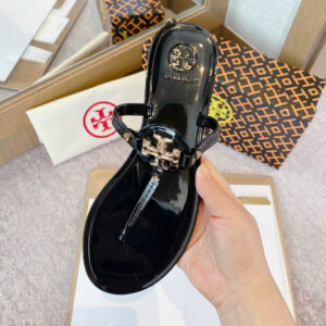 Tory Burch Mini Miller Flat Jelly Thong Sandals Women's Designer Sandals - Image 9