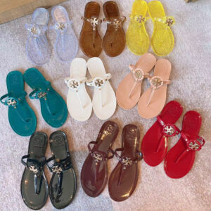 Tory Burch Mini Miller Flat Jelly Thong Sandals Women's Designer Sandals - Image 2