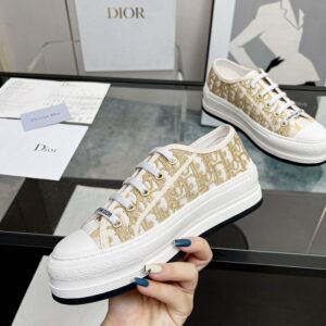 Embroidery Walk'n'Dior Sneaker Toile de Jouy Embroidered Cotton - Image 15