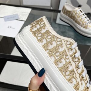 Embroidery Walk'n'Dior Sneaker Toile de Jouy Embroidered Cotton - Image 6