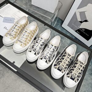 Embroidery Walk'n'Dior Sneaker Toile de Jouy Embroidered Cotton - Image 2