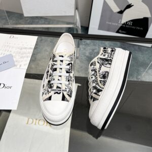 Embroidery Walk'n'Dior Sneaker Toile de Jouy Embroidered Cotton - Image 7