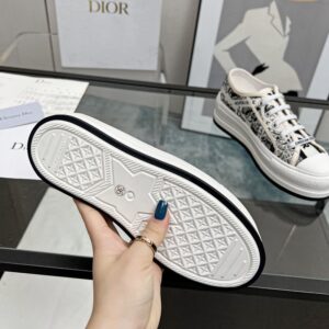 Embroidery Walk'n'Dior Sneaker Toile de Jouy Embroidered Cotton - Image 9
