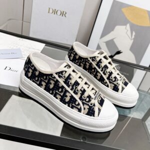 Embroidery Walk'n'Dior Sneaker Toile de Jouy Embroidered Cotton - Image 10