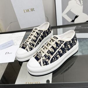 Embroidery Walk'n'Dior Sneaker Toile de Jouy Embroidered Cotton - Image 11