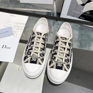 Embroidery Walk'n'Dior Sneaker Toile de Jouy Embroidered Cotton - Image 13