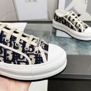 Embroidery Walk'n'Dior Sneaker Toile de Jouy Embroidered Cotton - Image 17