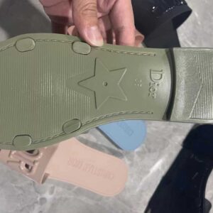 Dior Logo Hollow Out Slides Slippers Jelly Sandals - Image 3