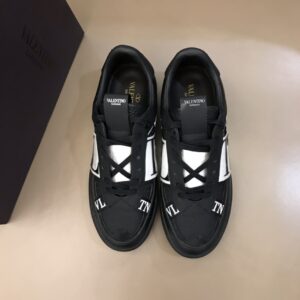 Valentino Low-top Calfskin Vl7n Sneaker With Bands for Man in Black - Image 5