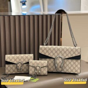 【3-Piece Bag Set】Gucci Dionysus Supreme Shoulder Bag - Image 2