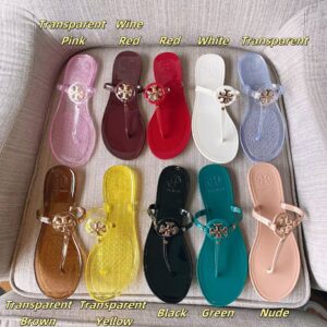 Tory Burch Mini Miller Flat Jelly Thong Sandals Women's Designer Sandals - Image 3