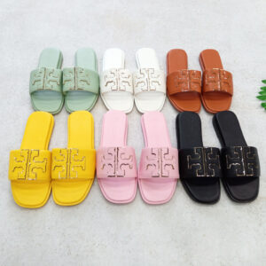 Tory Burch Double T Sport Slide Women's Designer Sandals - Image 2