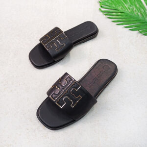 Tory Burch Double T Sport Slide Women's Designer Sandals - Image 9