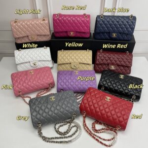 Chanel Classic Quilted Chain Shoulder Bag with Flap - Image 2