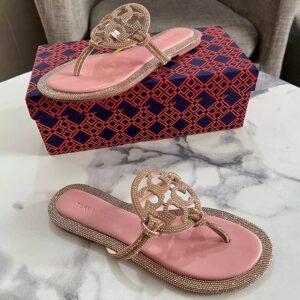 Tory Burch Rhinestone Women's Miller Knotted Sandals - Image 6