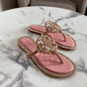 Tory Burch Rhinestone Women's Miller Knotted Sandals - Image 2