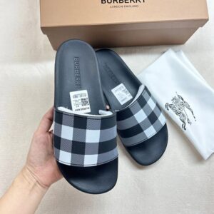 Couple Shoes Burberry Summer Beach Slide Sandals - Image 2