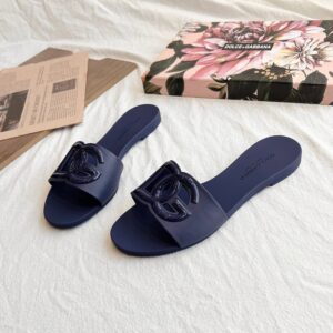 Dolce&Gabbana Bianca Interlock Beachwear Sliders Sandal for Women - Image 13