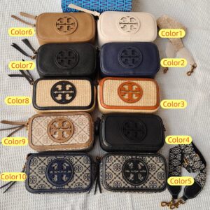 Tory Burch Miller Patent Border Mini Crossbody Bag - Image 2
