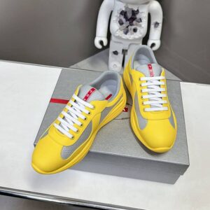 Prada America's Cup Panelled Sneakers - Image 13