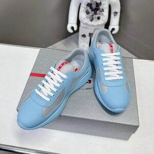 Prada America's Cup Panelled Sneakers - Image 12