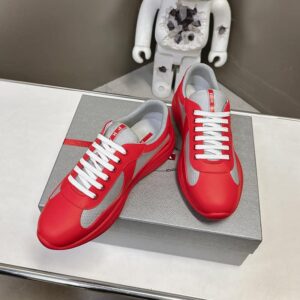 Prada America's Cup Panelled Sneakers - Image 3