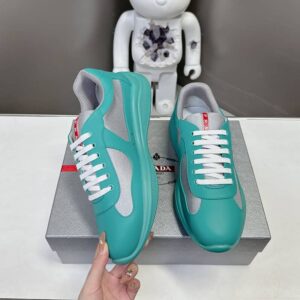 Prada America's Cup Panelled Sneakers - Image 2