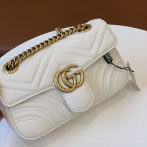 Gucci Marmont Flap Leather Crossbody Bag 22x13x6cm - Image 2