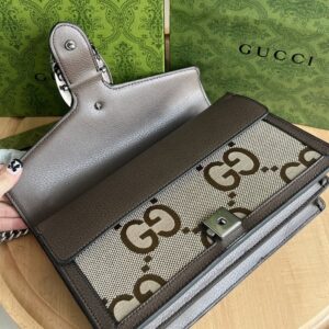 Gucci Dionysus Jumbo GG Small Chain Shoulder Bag - Image 6