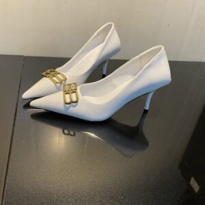 Genuine Leather Balenciaga Square Knife BB 7.5cm Pump - Image 7