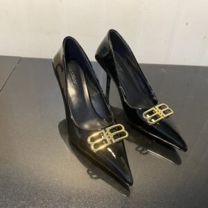 Genuine Leather Balenciaga Square Knife BB 7.5cm Pump - Image 2