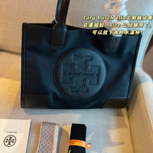 Tory Burch Ella Patent Women's Designer Tote Bags - Image 3