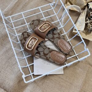Coach Evy Sandal In Signature Jacquard - Image 7