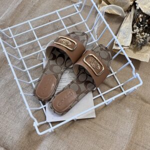 Coach Evy Sandal In Signature Jacquard - Image 4
