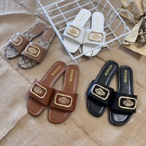Coach Evy Sandal In Signature Jacquard - Image 2