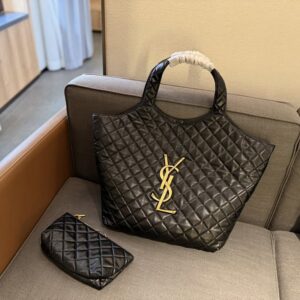 YSL Yves Saint Laurent Black Tote Bags - Image 2